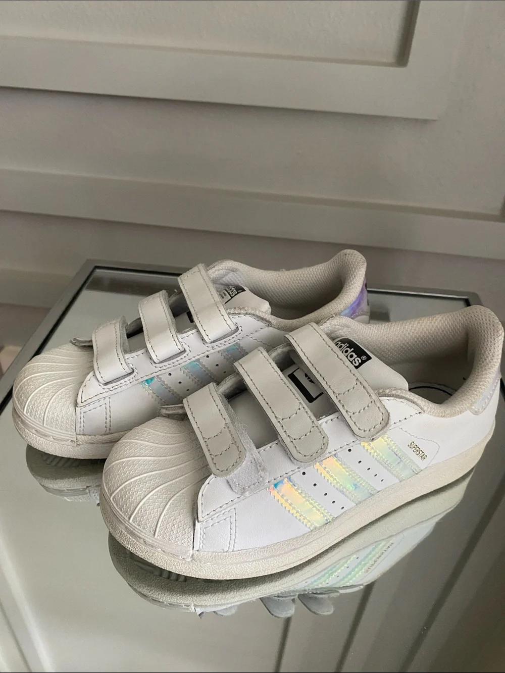 Kids Adidas Originals Superstar CF C tennis 12.5